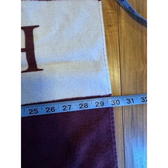 Vintage Harvard University‎ Purple & White Beach Duds Towel 55 x 30 EUC - Picture 8 of 8
